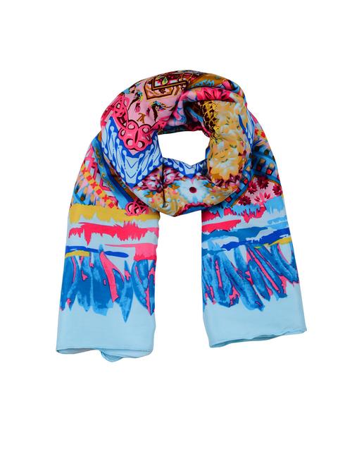 multi colored pure silk stole - 14366860 - Standard Image - 1