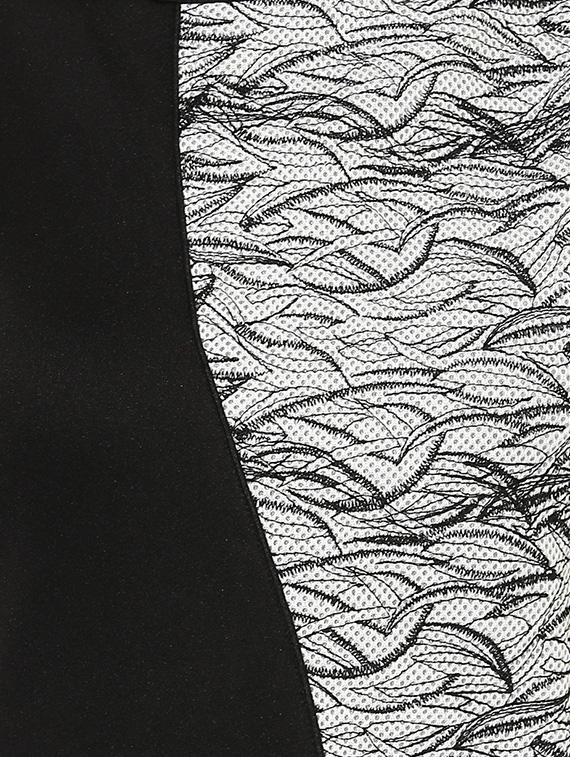 black printed casual dress - 14369130 - Zoom Image - 4