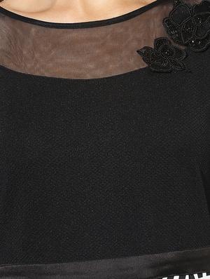 black printed casual dress - 14369153 - Standard Image - 4
