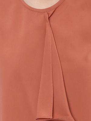 ruffle overlap detail top - 14369957 - Standard Image - 4