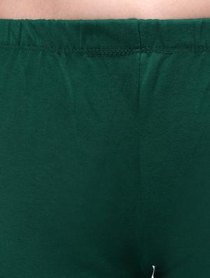 green cotton leggings - 14372587 - Standard Image - 4