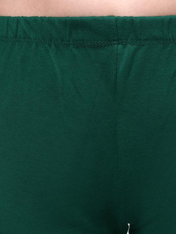 green cotton leggings - 14372587 - Zoom Image - 4