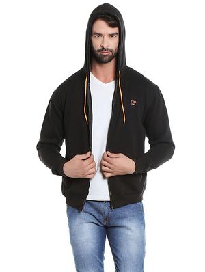 black fleece sweatshirt - 14372642 - Standard Image - 4