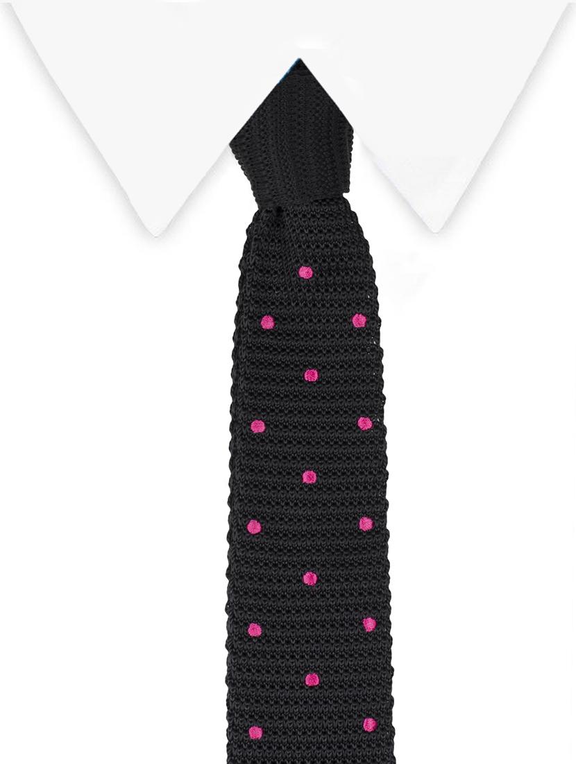 black micro fibre tie - 14375182 - Zoom Image - 4