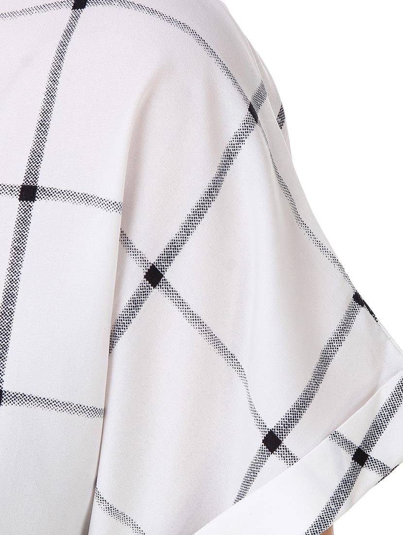 white poly crepe shirt - 14380724 - Zoom Image - 4
