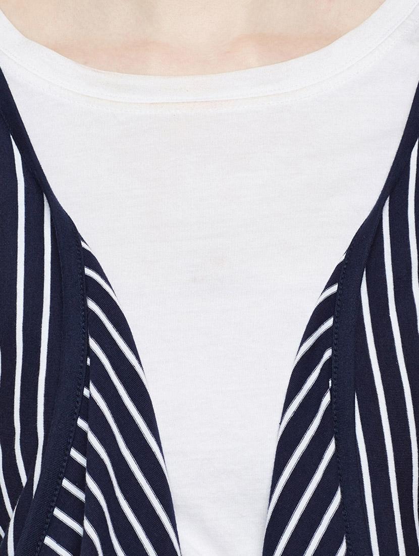 asymmetric striped shrug - 14383996 - Zoom Image - 4