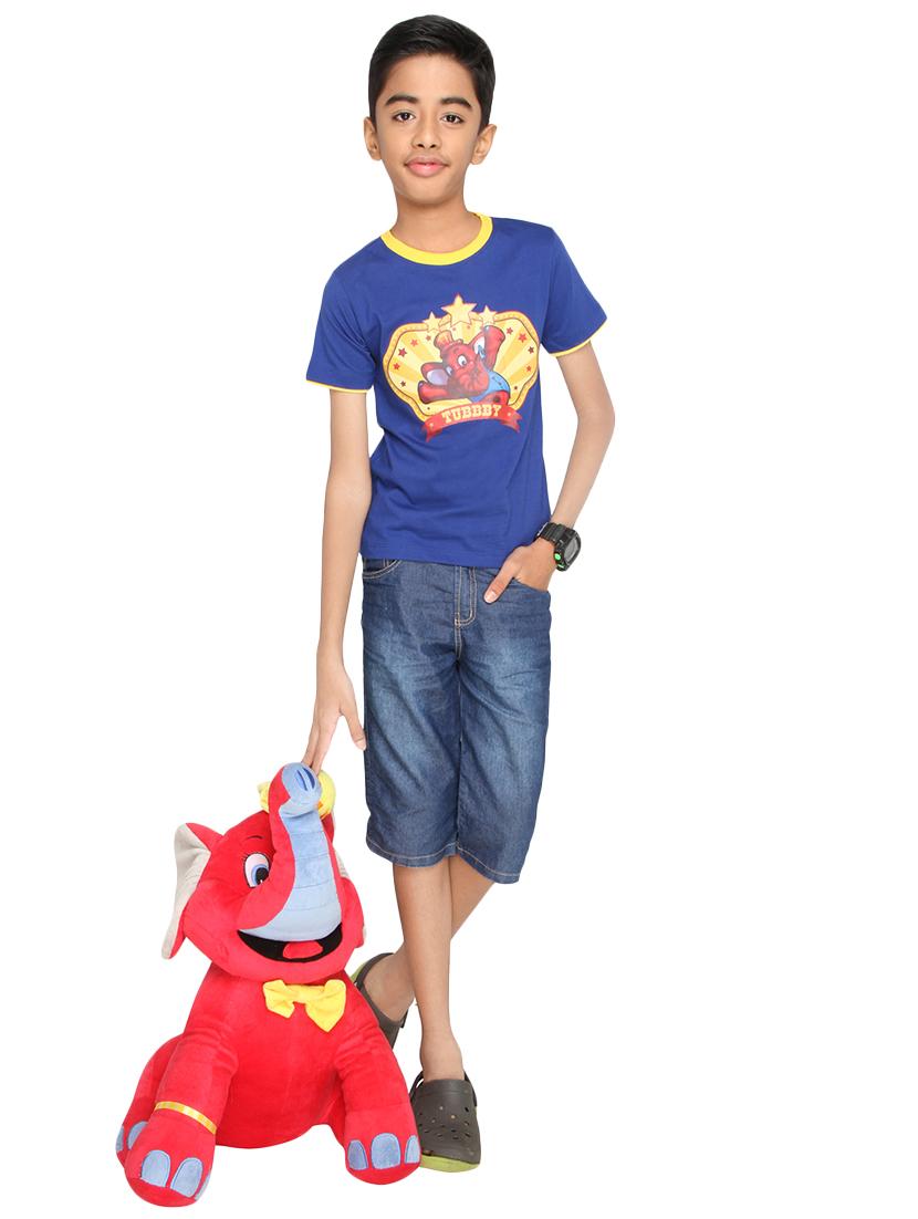 blue cotton tshirt - 14387482 - Zoom Image - 4