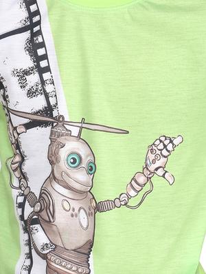 green cotton tshirt - 14387494 - Standard Image - 4