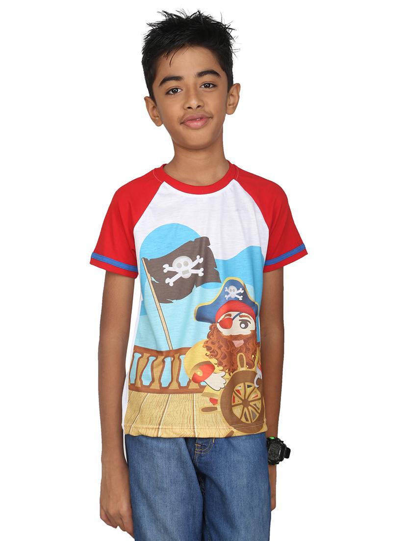 red cotton tshirt - 14387506 - Zoom Image - 4