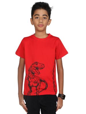 red cotton tshirt - 14387523 - Standard Image - 4