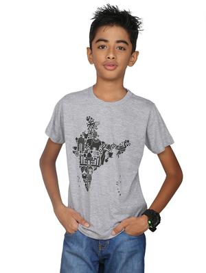 grey cotton blend tshirt - 14387527 - Standard Image - 4