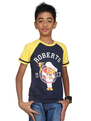 navy blue cotton tshirt - 14387545 - Standard Image - 4
