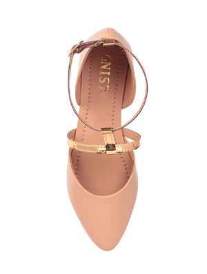 beige ankle strap sandal - 14390832 - Standard Image - 4