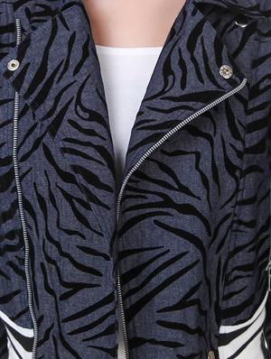 blue denim bomber jacket - 14397986 - Standard Image - 4