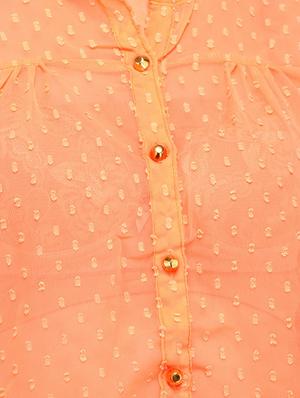 orange casual shirt - 14405861 - Standard Image - 4