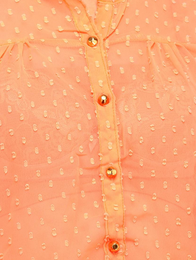 orange casual shirt - 14405861 - Zoom Image - 4