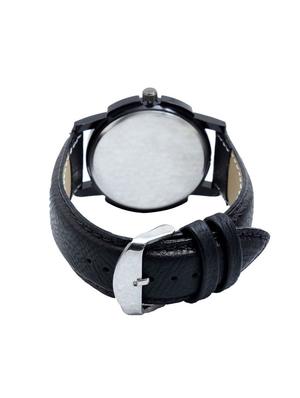 round Analog Dial leatherette Strap Watch Combo - 14410631 - Standard Image - 4