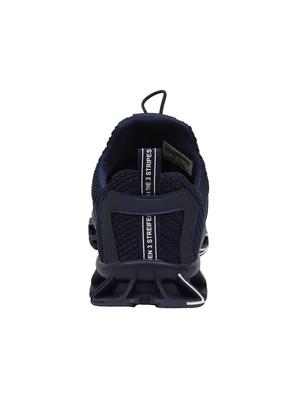 navy Fabric lace up sport shoe - 14413025 - Standard Image - 4
