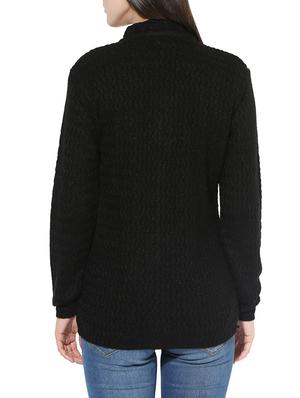 Set of 2 black woollen cardigan with muffler - 14417524 - Standard Image - 4