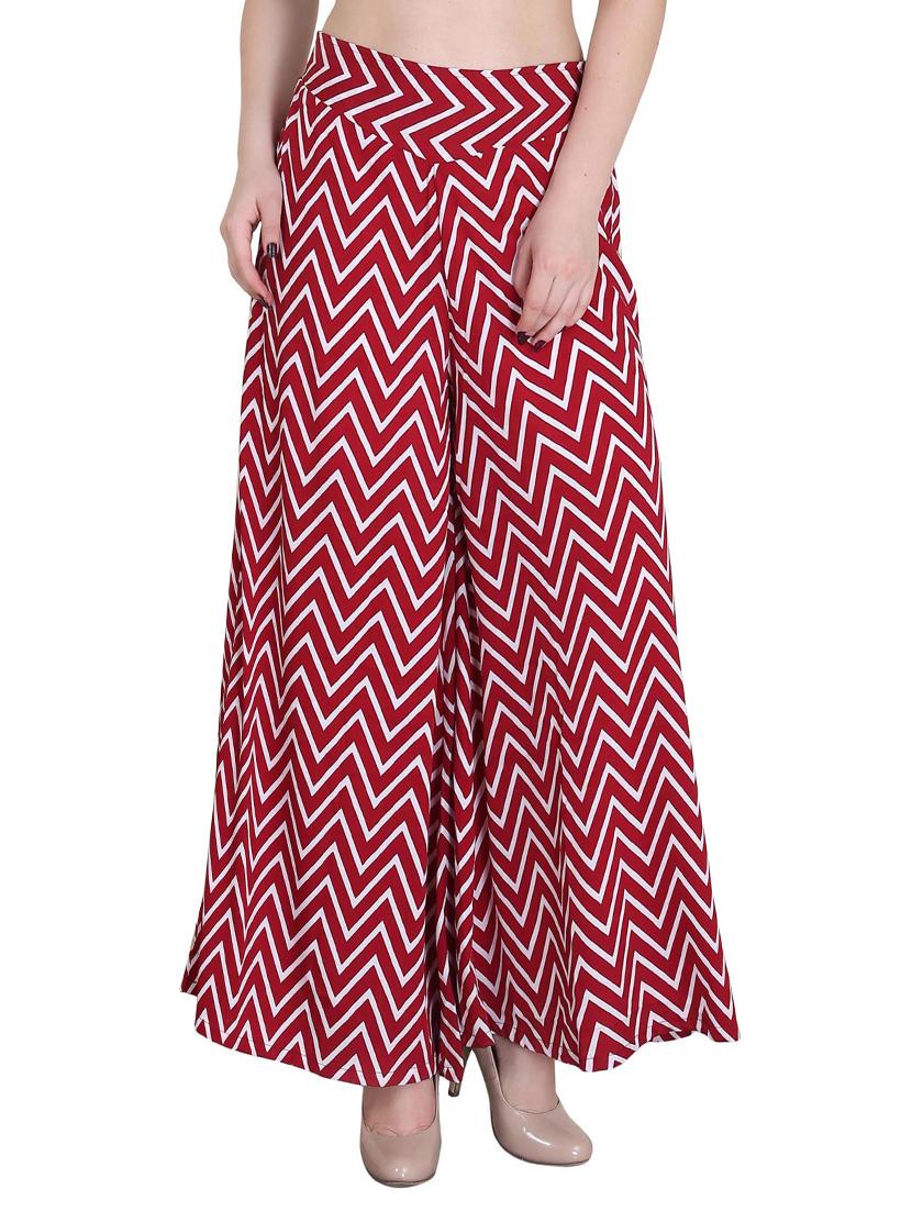 Set of 2 multi colored crepe palazzo - 14417532 - Zoom Image - 4