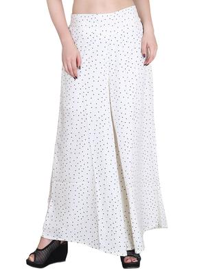 Set of 2 multi colored crepe palazzo - 14417560 - Standard Image - 4
