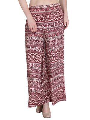 Set of 2 multi colored crepe palazzo - 14417563 - Standard Image - 4