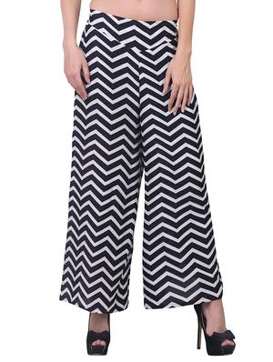 Set of 2 multi colored crepe palazzo - 14417567 - Standard Image - 4
