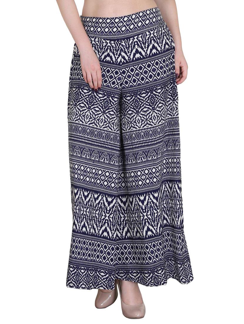 Set of 2 printed crepe palazzo - 14417577 - Zoom Image - 4
