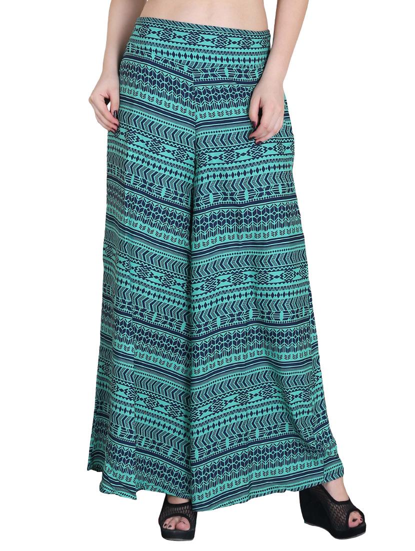 Set of 2 printed crepe palazzo - 14417578 - Zoom Image - 4