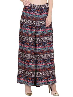 Set of 2 printed crepe palazzo - 14417583 - Standard Image - 4