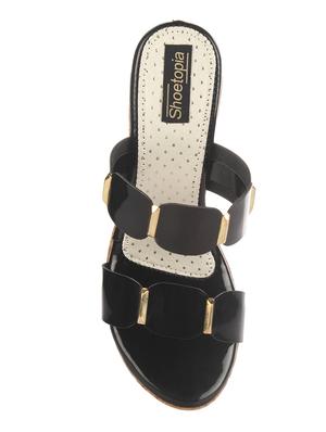 black airmax slip on wedges - 14417933 - Standard Image - 4