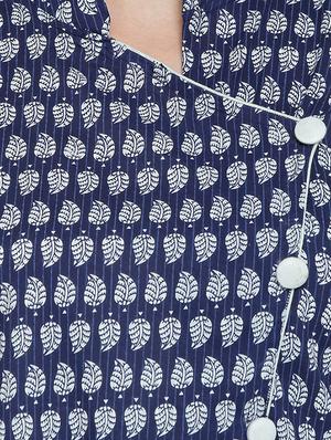 paisley a-line indigo dress - 14418221 - Standard Image - 4