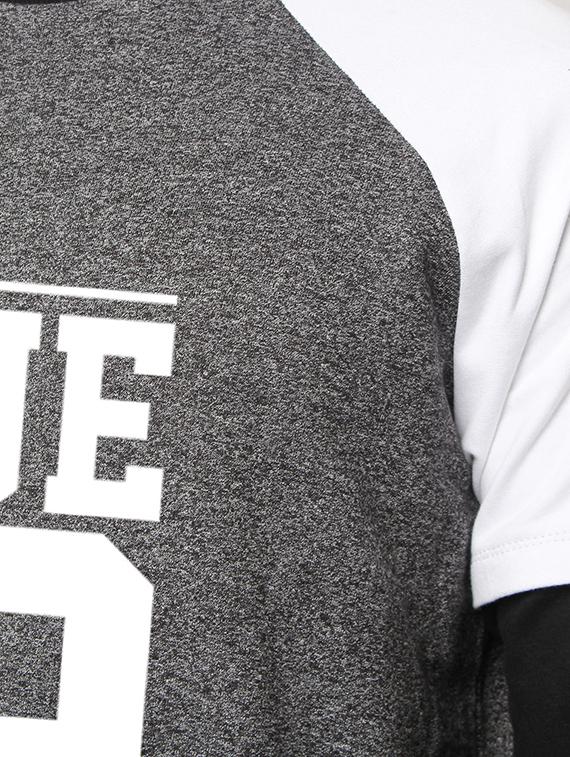 grey cotton chest print sweatshirt - 14418481 - Zoom Image - 4