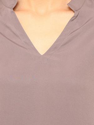 Solid Purple Tunic - 14419641 - Standard Image - 4