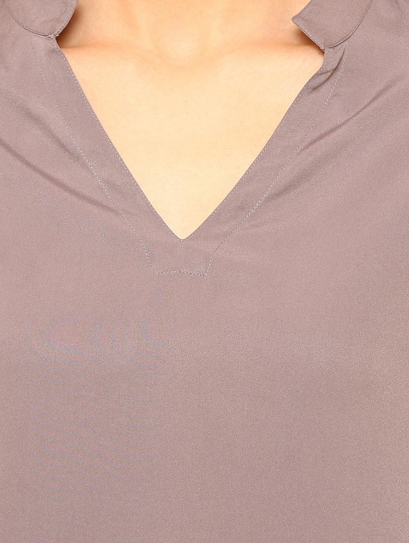 Solid Purple Tunic - 14419641 - Zoom Image - 4
