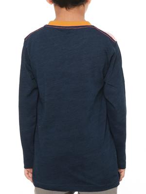 round neck graphic print t-shirt - 14420073 - Standard Image - 4