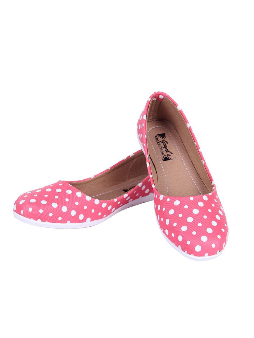 pink fabric slip on ballerina - 14420206 - Zoom Image - 4