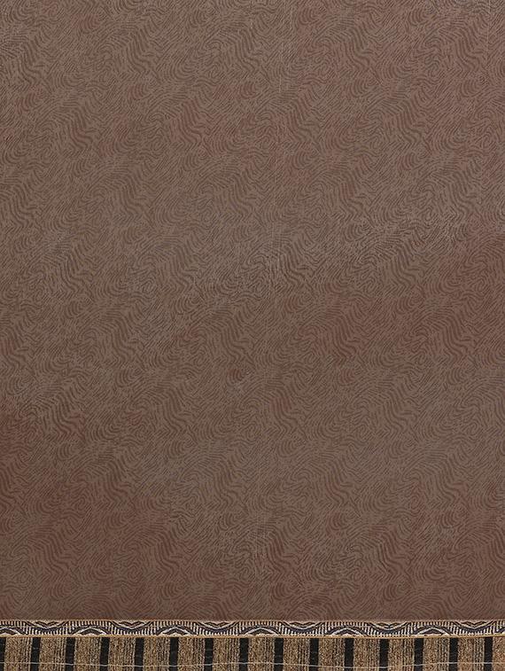 brown georgette printed saree with blouse - 14420569 - Zoom Image - 4