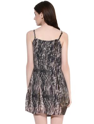 black empire line dress - 14422067 - Standard Image - 4