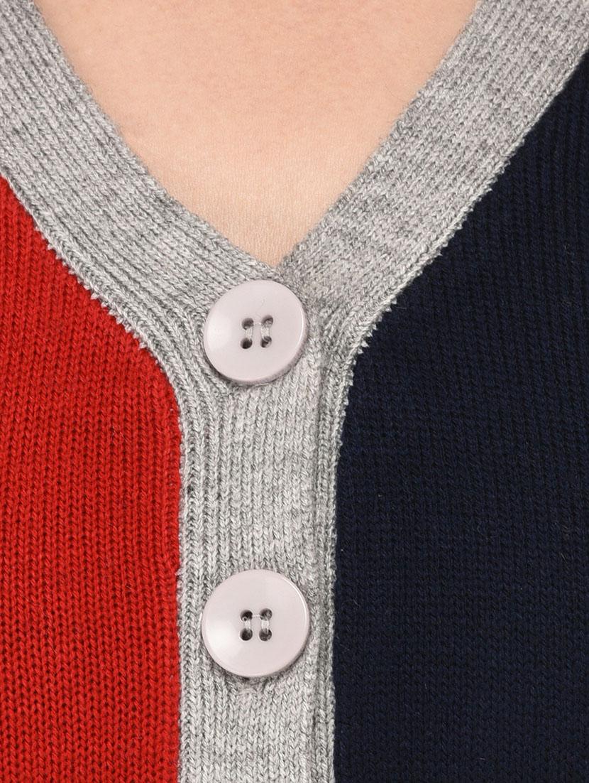 multicolored woollen cardigan - 14422121 - Zoom Image - 4