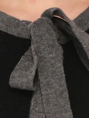 black woollen cardigan - 14422139 - Standard Image - 4