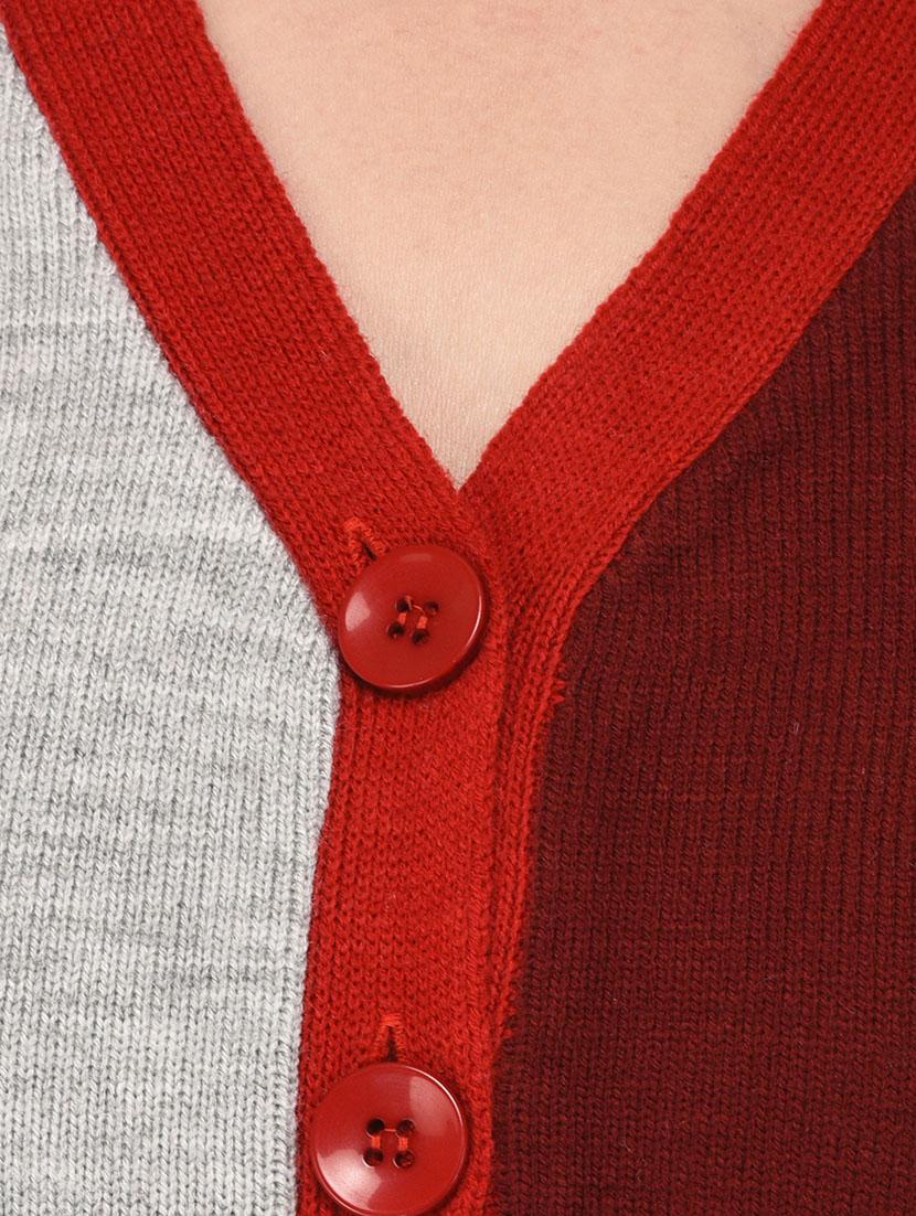 multicolored woollen cardigan - 14422147 - Zoom Image - 4