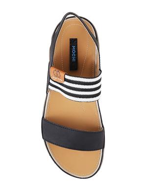 black tpr back strap sandals - 14422411 - Standard Image - 4