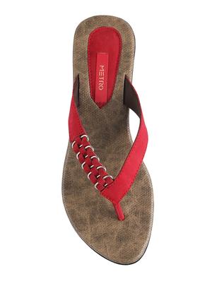 red toe separator sandal - 14422501 - Standard Image - 4