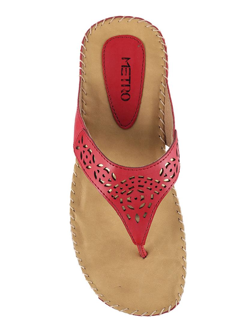red toe separator sandal - 14422516 - Zoom Image - 4