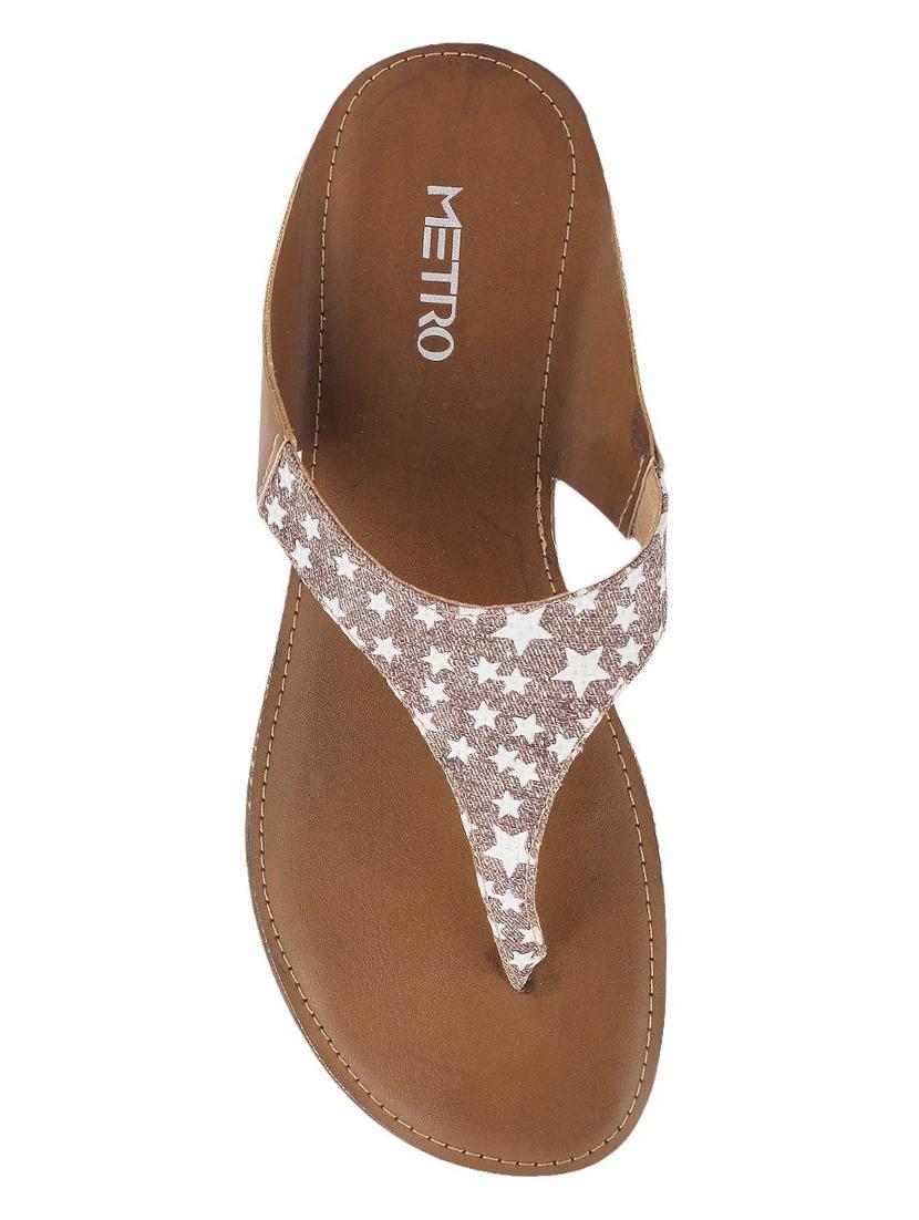 brown toe separator sandal - 14422532 - Zoom Image - 4