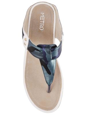 blue toe separator sandal - 14422536 - Standard Image - 4