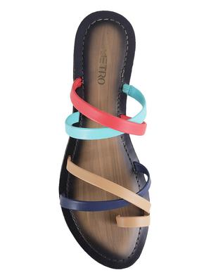 multi colored one toe sandal - 14422561 - Standard Image - 4
