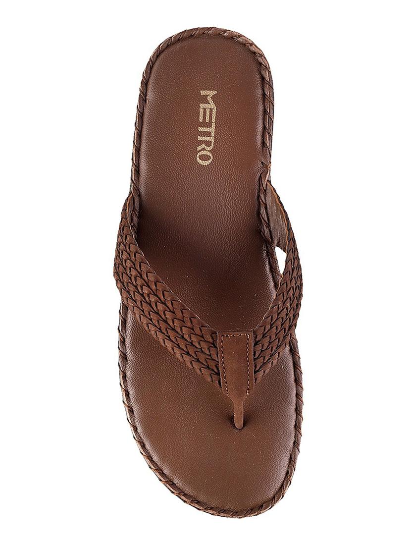 brown toe separator sandal - 14422625 - Zoom Image - 4