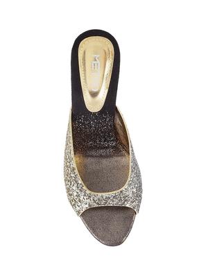 silver slip on sandal - 14422814 - Standard Image - 4